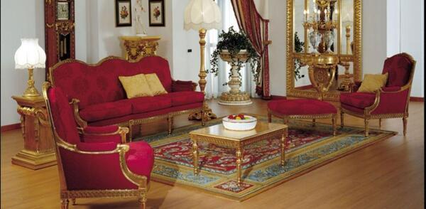 عکس مبل زرشکی
