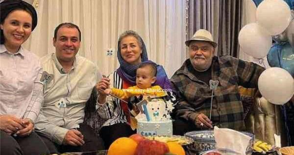 عکس اکبر عبدی و خانواده اش