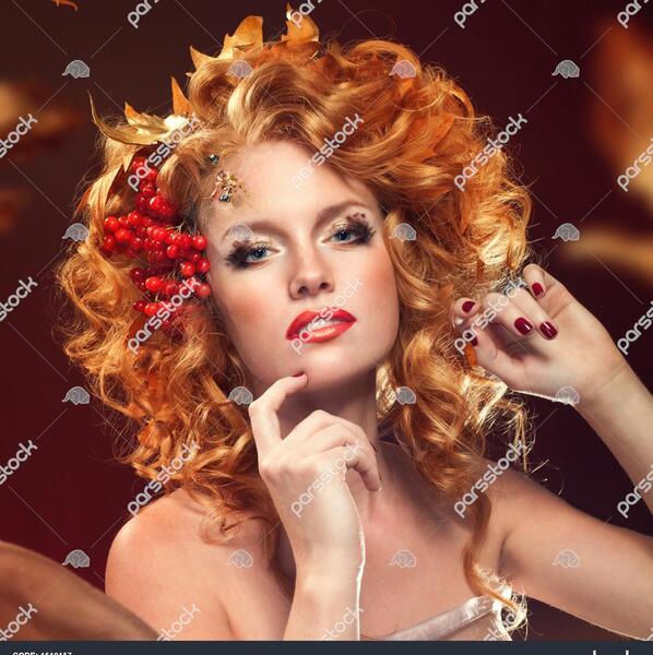 عکس نوشته زن پاییزی