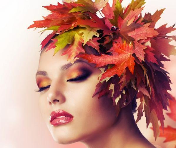 عکس نوشته زن پاییزی