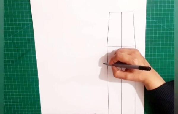 عکس دامن ترک نیلوفری