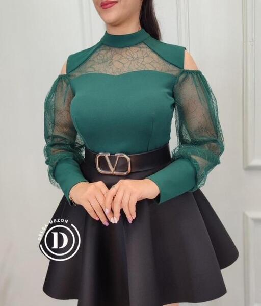 عکس بلوز نیم تنه