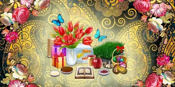 عکس نوشته تبریک سال نو هخامنشی