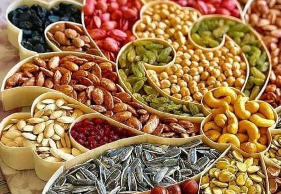 عکس ایده برای تزیین آجیل شب یلدا