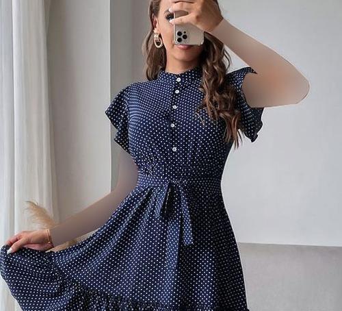 عکس لباس دخترانه چین دار