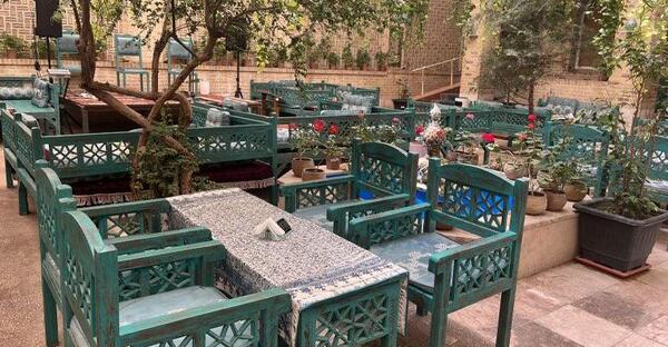 عکس کافه با قلیون