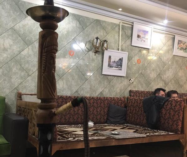 عکس کافه با قلیون