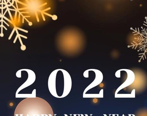 عکس نوشته تبریک سال نو میلادی 2022