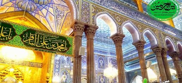 عکسهای حرم امام حسین در روز ولادت