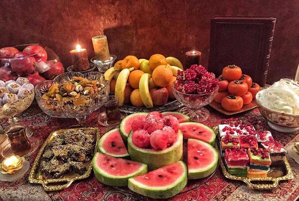 عکس ایده عکس شب یلدا نوزاد