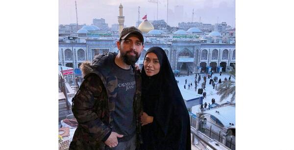 عکس محسن افشانی وهمسرش