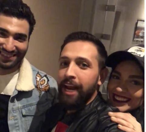 عکس محسن افشانی وهمسرش