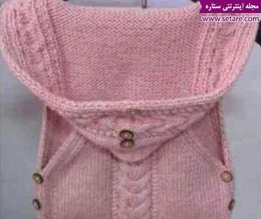 عکس آموزش پلیور دخترانه با میل