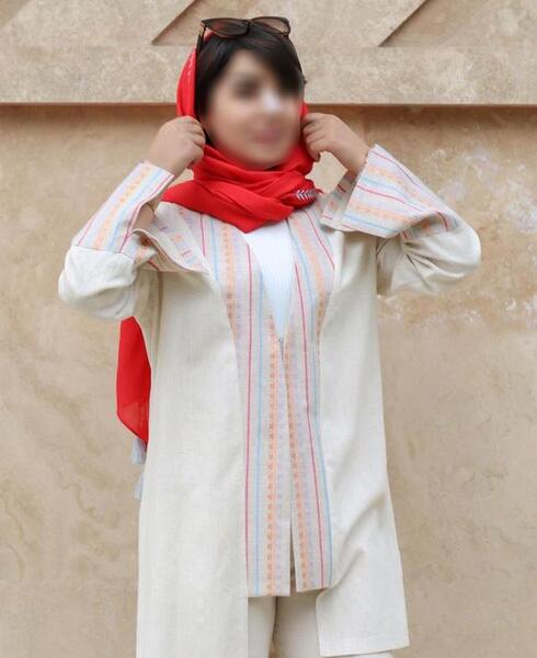 عکس مدل مانتو جلو باز یقه هفت