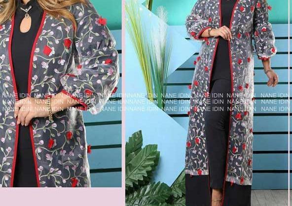 عکس مدل مانتو جدید آبی فیروزه ای