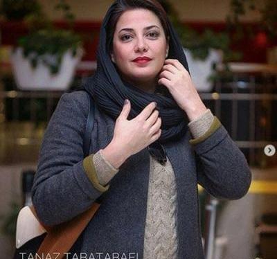 عکسهای بارداری طناز طباطبایی