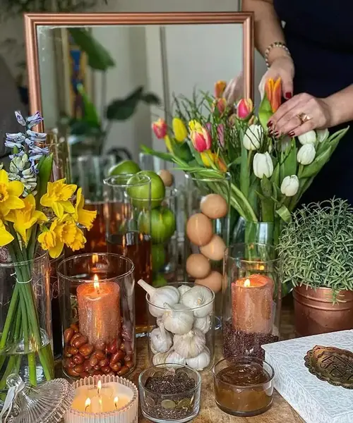 عکس سفره هفت سین خانوادگی
