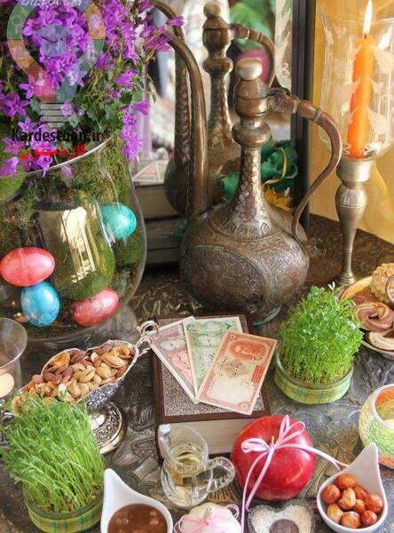 عکس سفره هفت سین خانوادگی