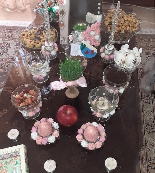 عکس سفره هفت سین خانوادگی