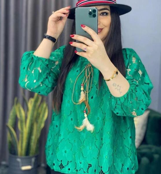 عکس شومیز یقه قایقی