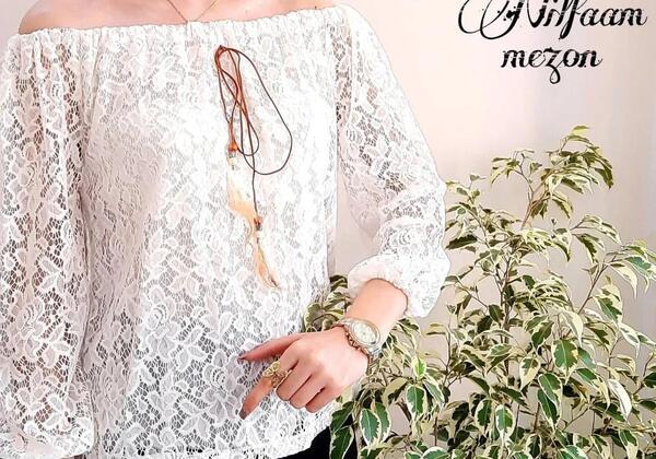 عکس شومیز یقه قایقی