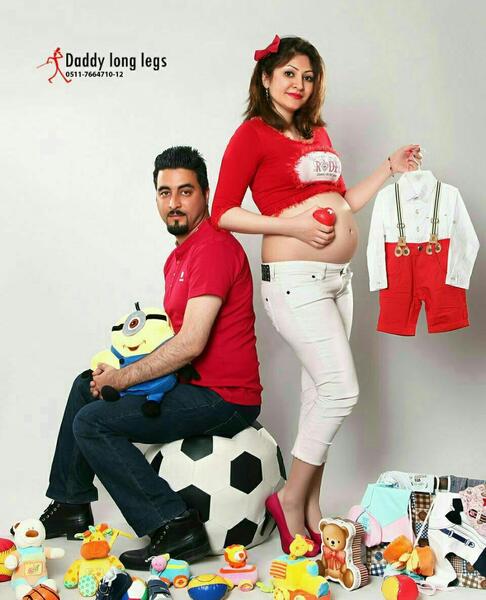 عکس آتلیه زن حامله