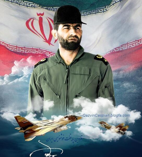 عکس عباس بابایی خلبان