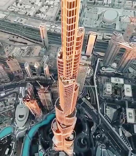 عکس برج خلیفه در دبی