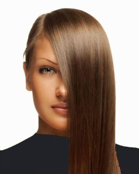عکس رنگ مو شکلاتی روشن