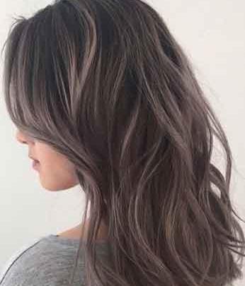 عکس رنگ مو شکلاتی روشن