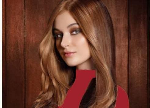 عکس رنگ مو شکلاتی روشن
