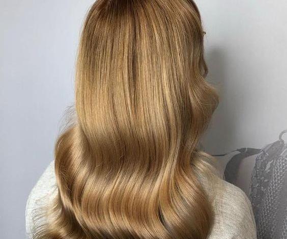 عکس رنگ مو شکلاتی روشن