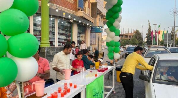 عکس ایستگاه صلواتی عید غدیر