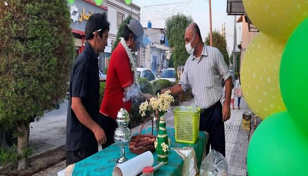 عکس ایستگاه صلواتی عید غدیر