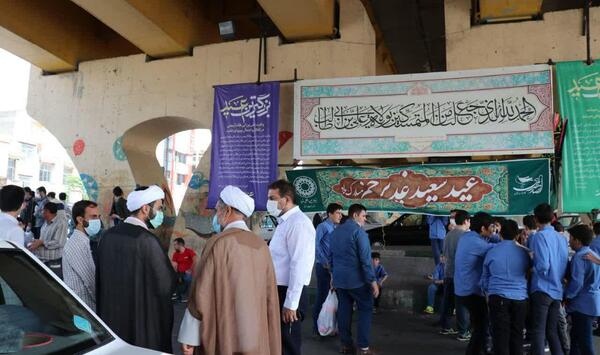 عکس ایستگاه صلواتی عید غدیر