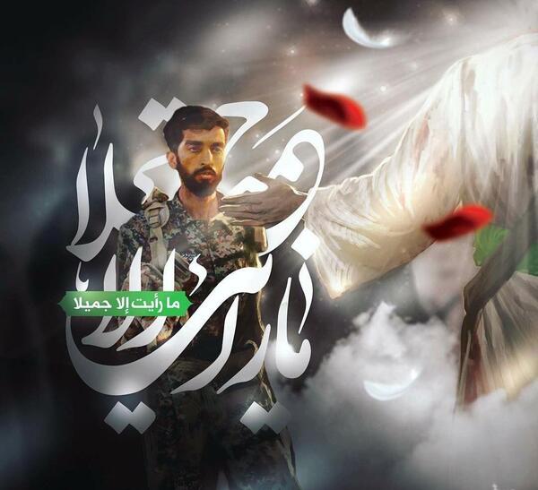 عکس از قبر شهید حججی