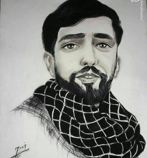 عکس از قبر شهید حججی