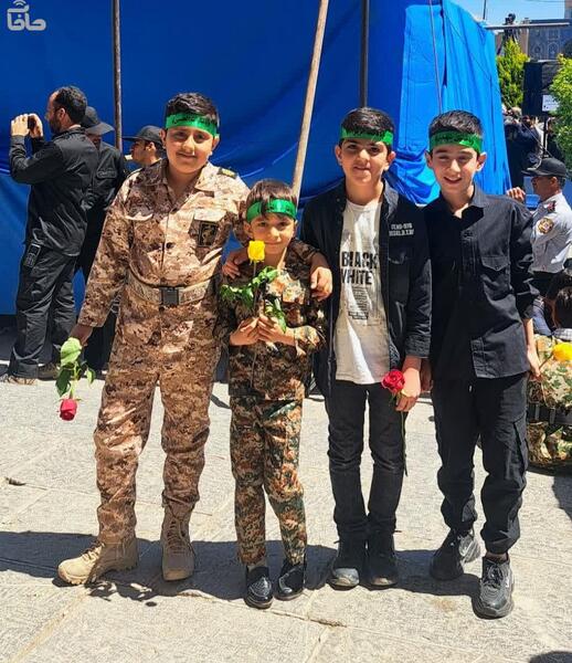 عکس از قبر شهید حججی