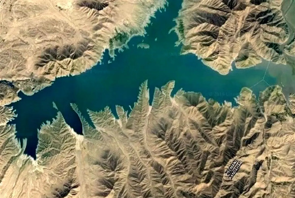 عکس هوایی رود هیرمند