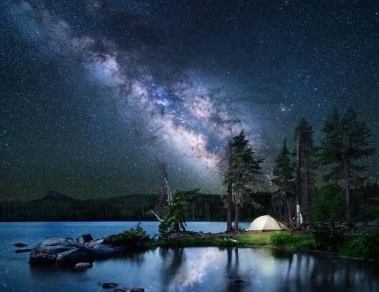 عکس منظره در شب