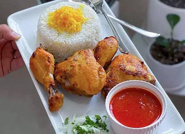 عکس های تزیین برنج و مرغ