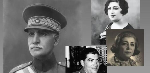 عکس رضا شاه پهلوی و همسرش