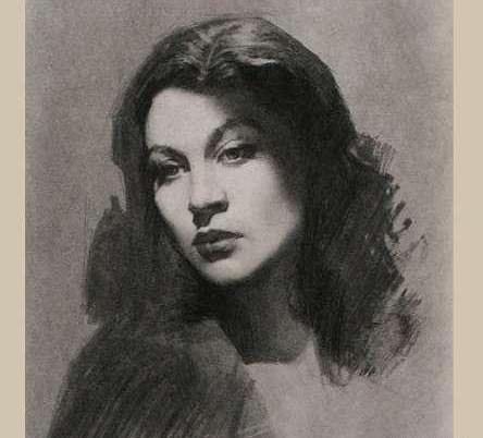 عکس نقاشی زغال چهره