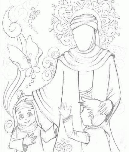 عکس نقاشی ساده درباره ظهور امام زمان