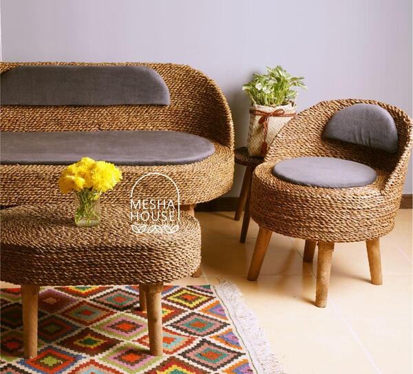 عکس مبلمان حصیری