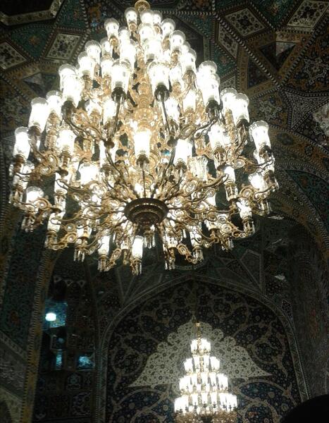 عکس لوستر حرم