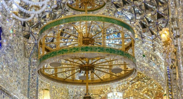 عکس لوستر حرم