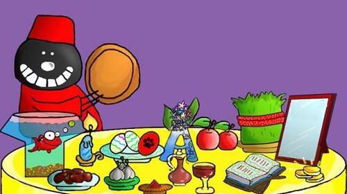 عکس ضرب المثل نوروز به شنبه افتاد