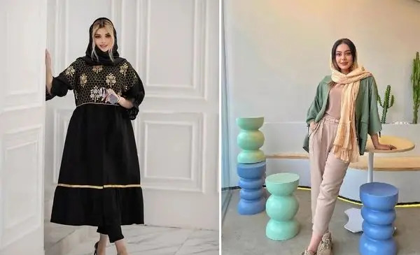 عکس فرزاد فرزین و باران کوثری