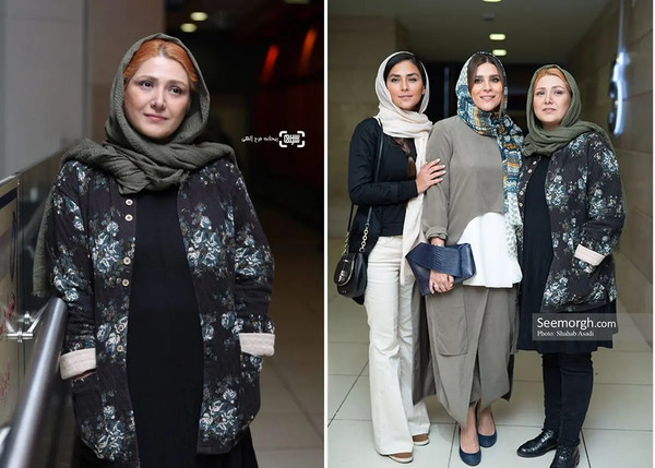 عکس فرزاد فرزین و باران کوثری